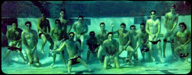 swim team underwater