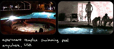 apartment complex swimming pool, anywhere USA