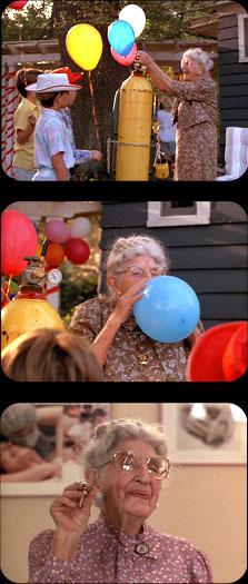 grandma sucking helium